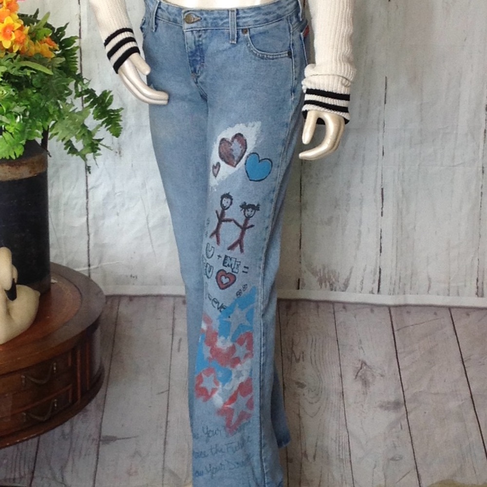 Mudd Jeans Hand -Painted jeans